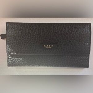 RADLEY LONDON Leather travel documents holder Black Pebbled